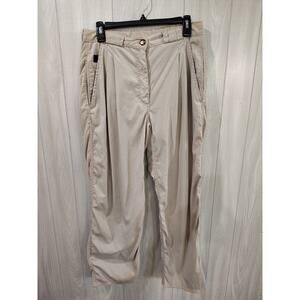 The North Face Women's Size L Beige Hiking Pants Outdoors Camping Lightweight